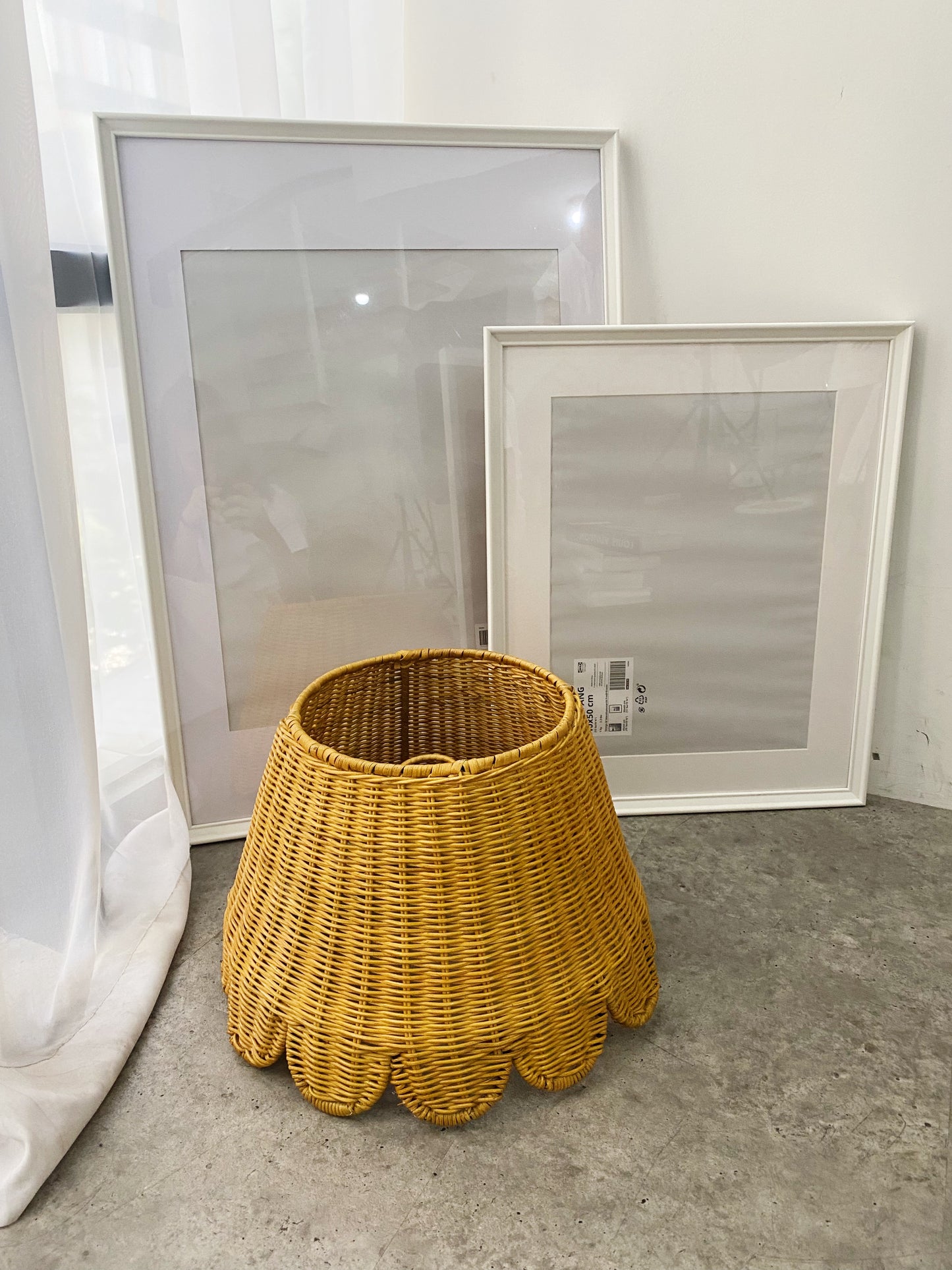 Rattan Scallops Lamp Shade