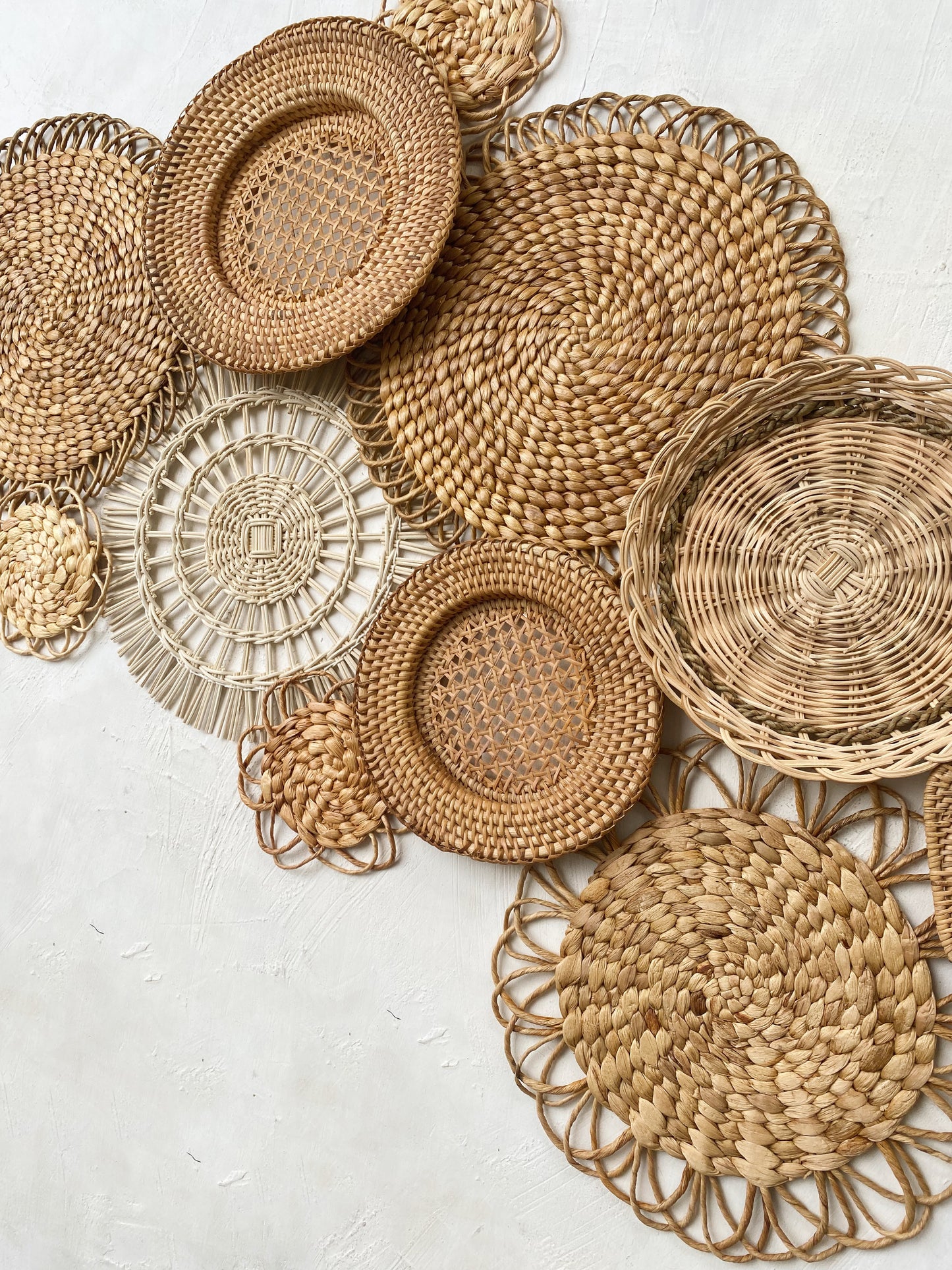 Boho Basket Wall Set of 11