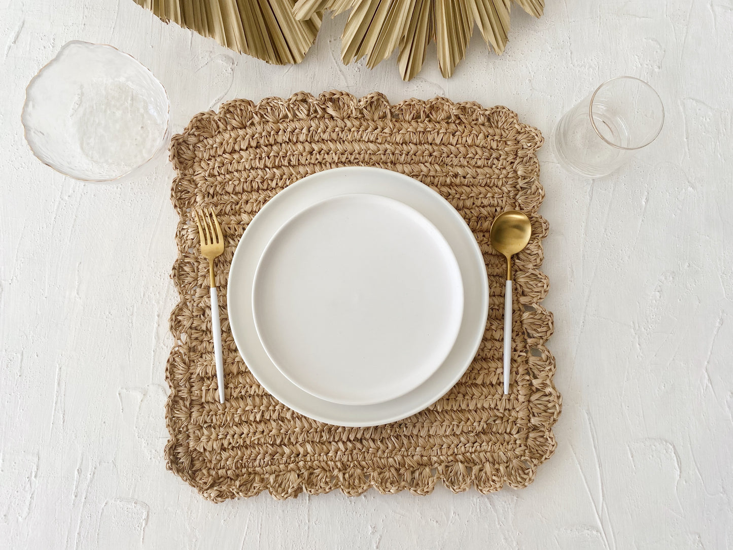 Sago Rectangle Natural Placemats