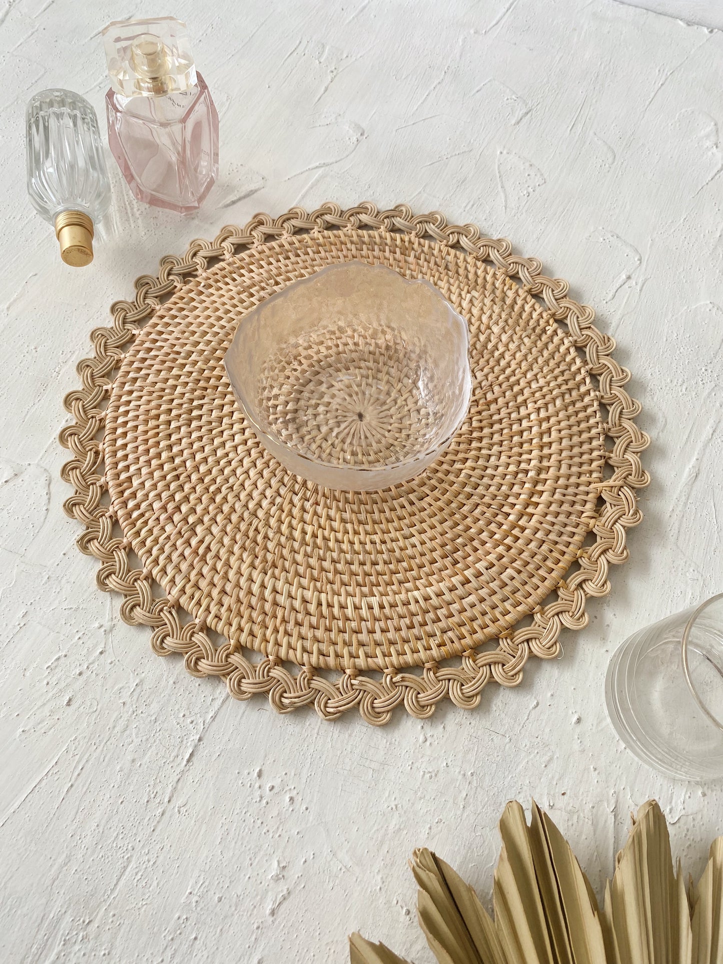 Kepang Rattan Natural Placemat