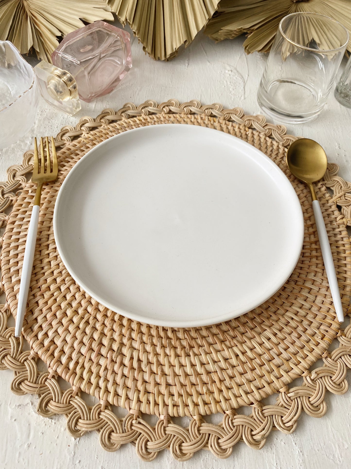 Kepang Rattan Natural Placemat