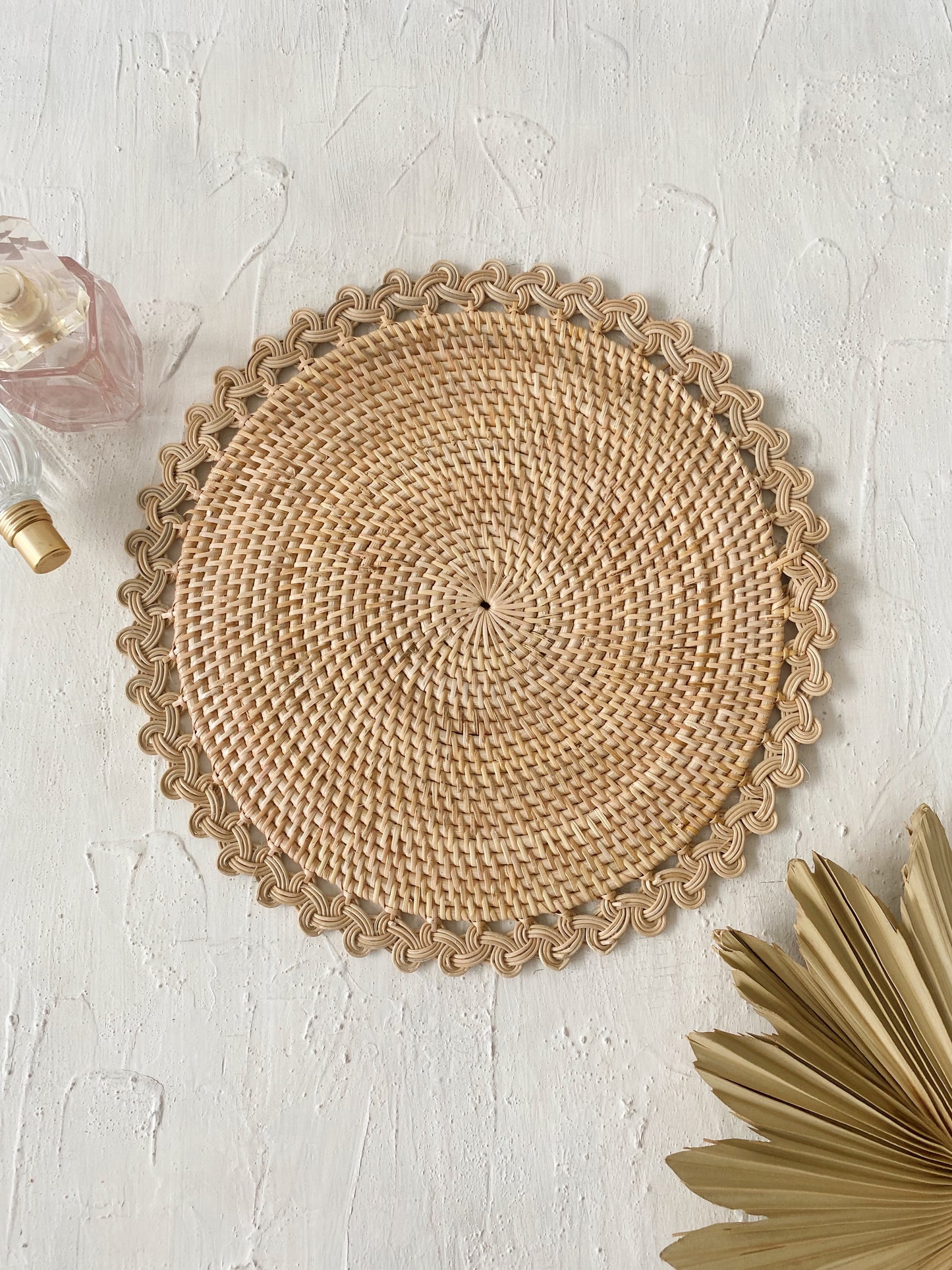 Kepang Rattan Natural Placemat