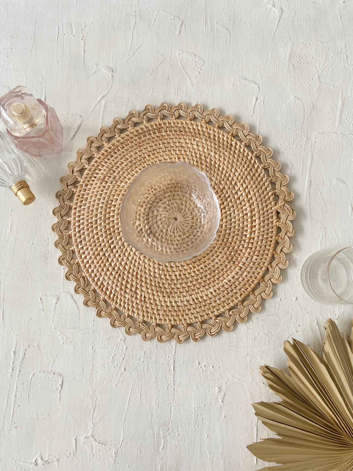 Kepang Rattan Natural Placemat