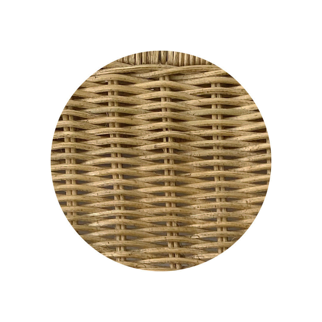 Rattan Scallop Window Pelmet