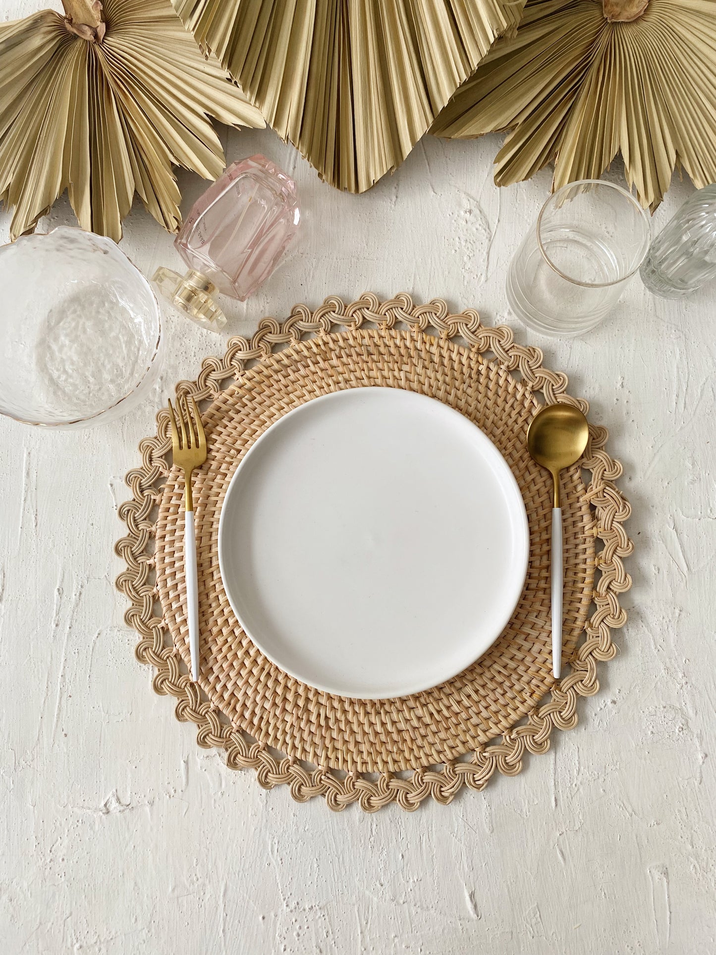 Kepang Rattan Natural Placemat