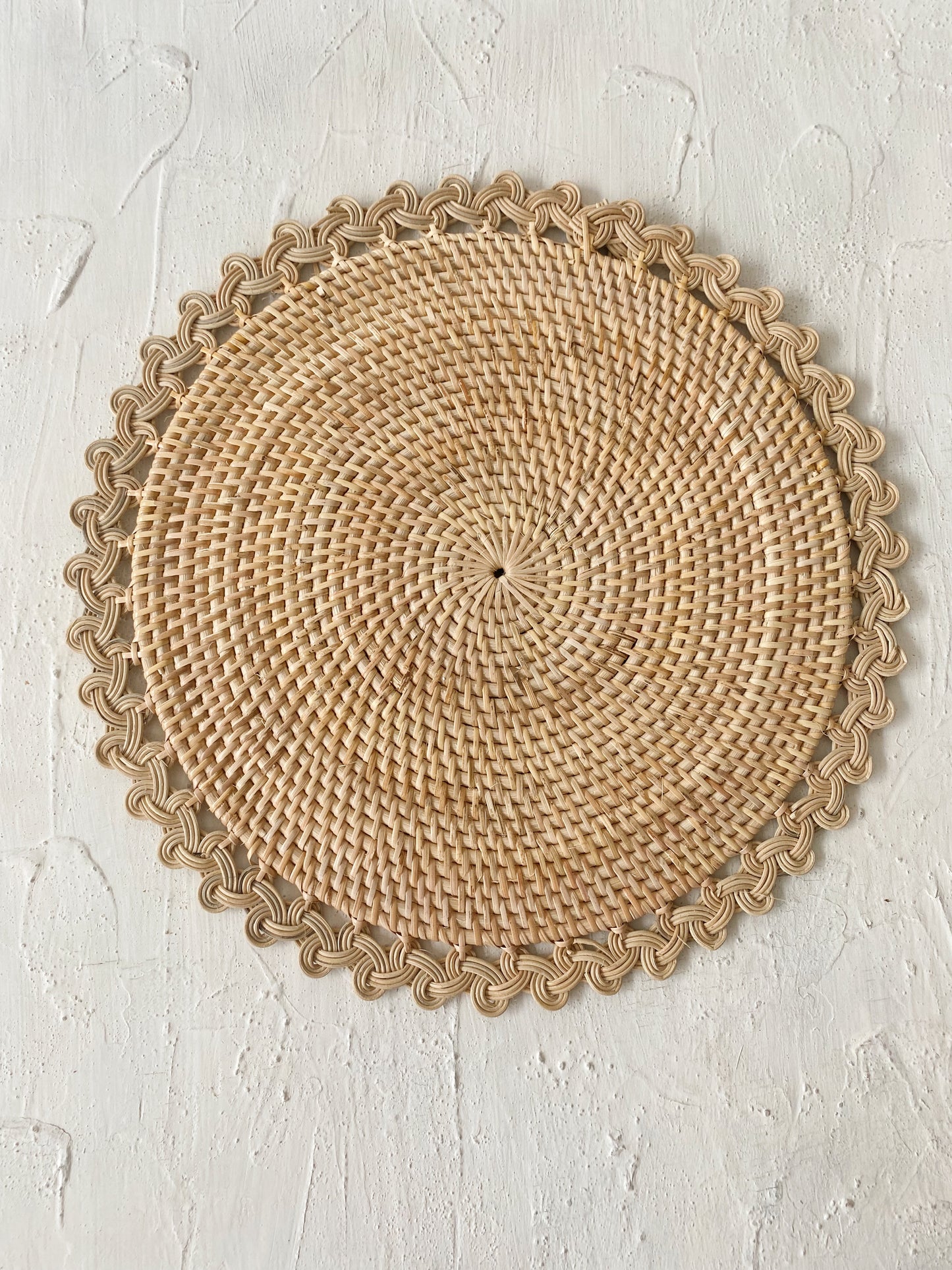 Kepang Rattan Natural Placemat