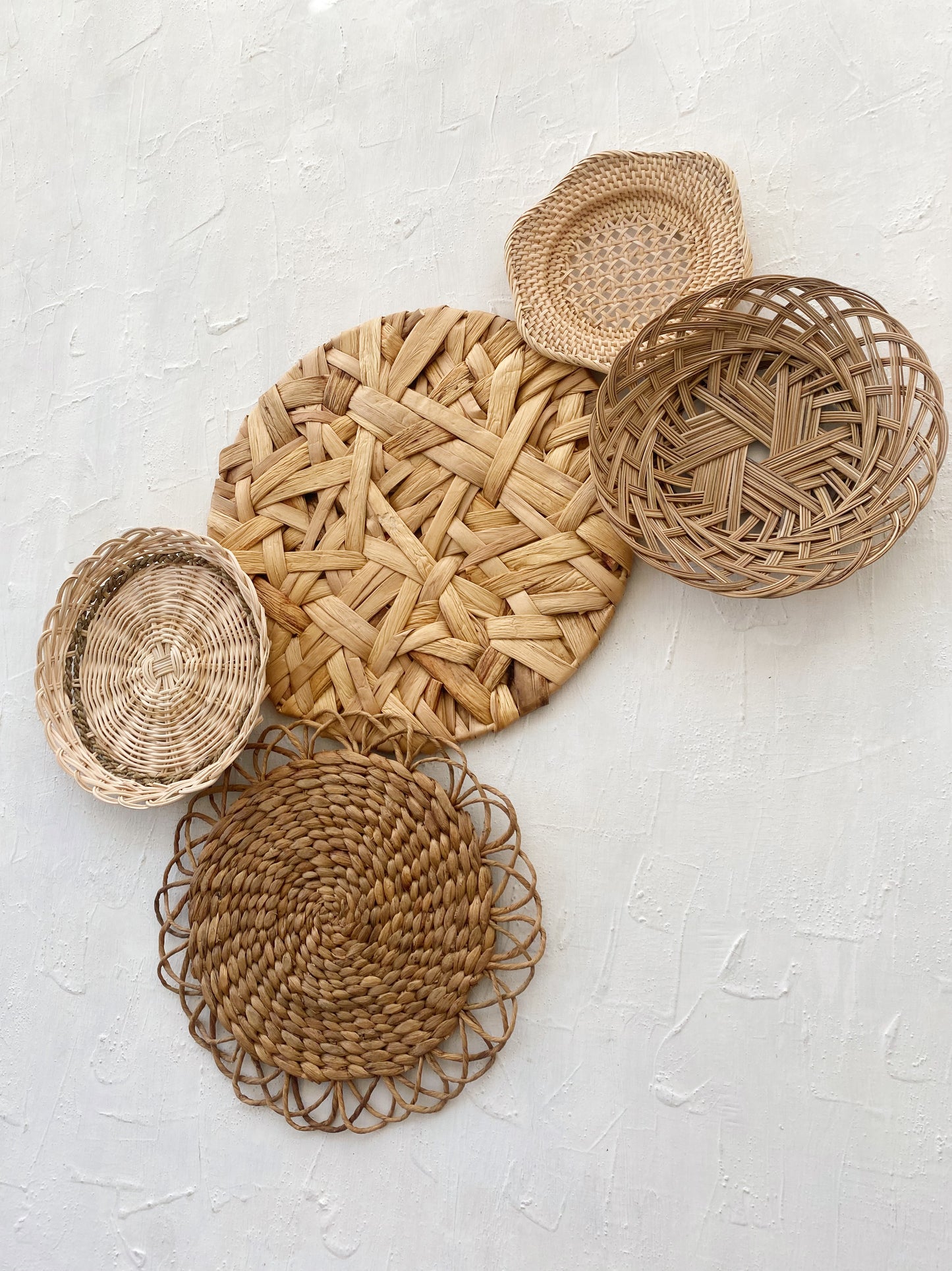 Set of 5 Messy Set Wall Basket