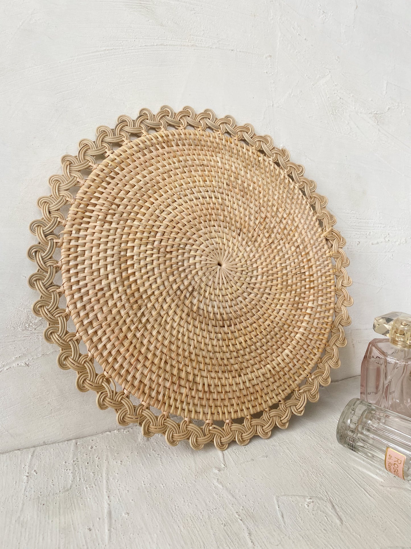 Kepang Rattan Natural Placemat