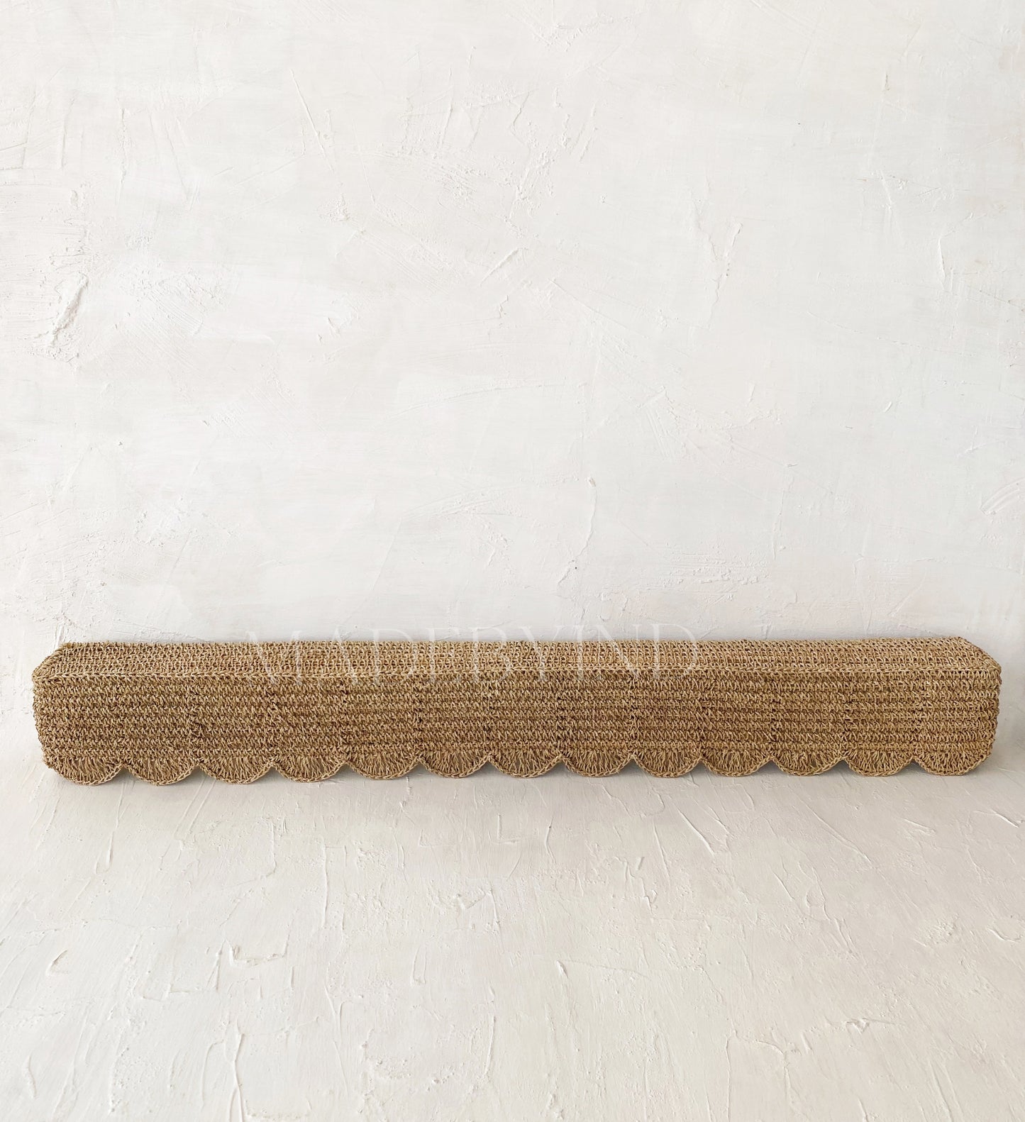 Raffia Scallop Window Pelmet