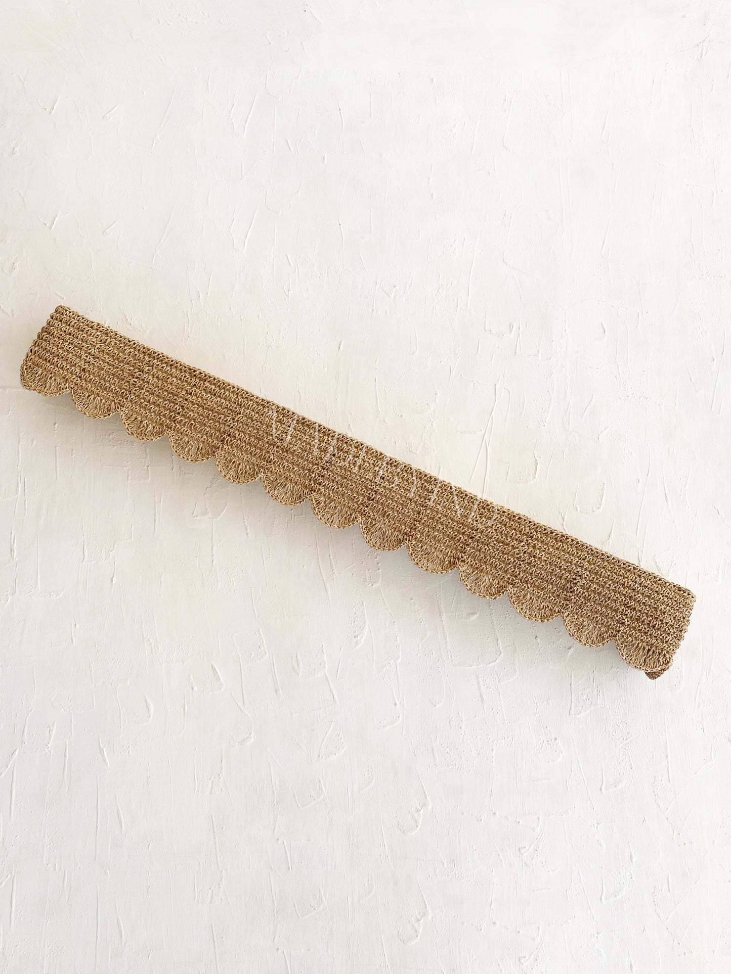 Raffia Scallop Window Pelmet