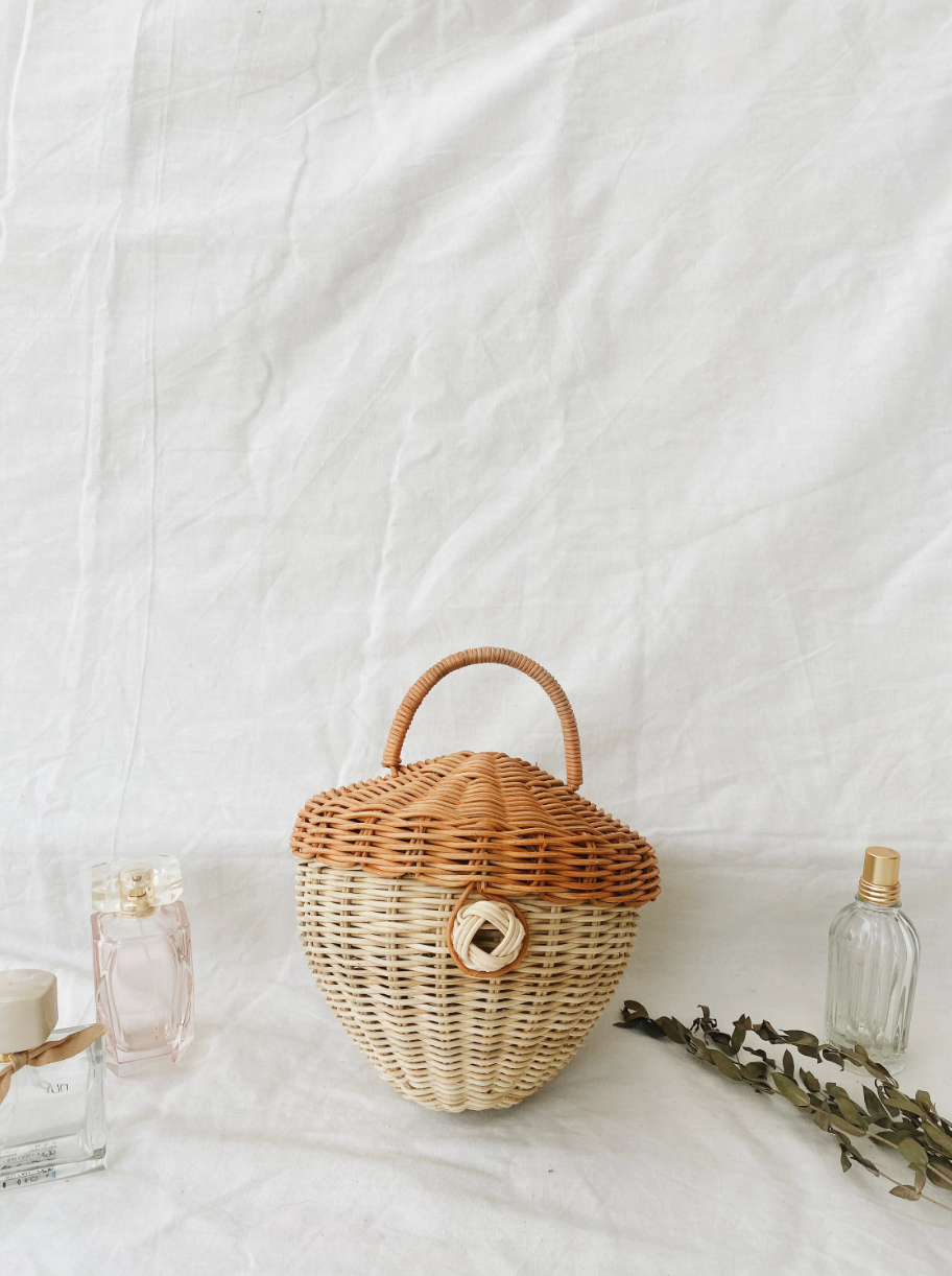 Acorn Rattan Decoration