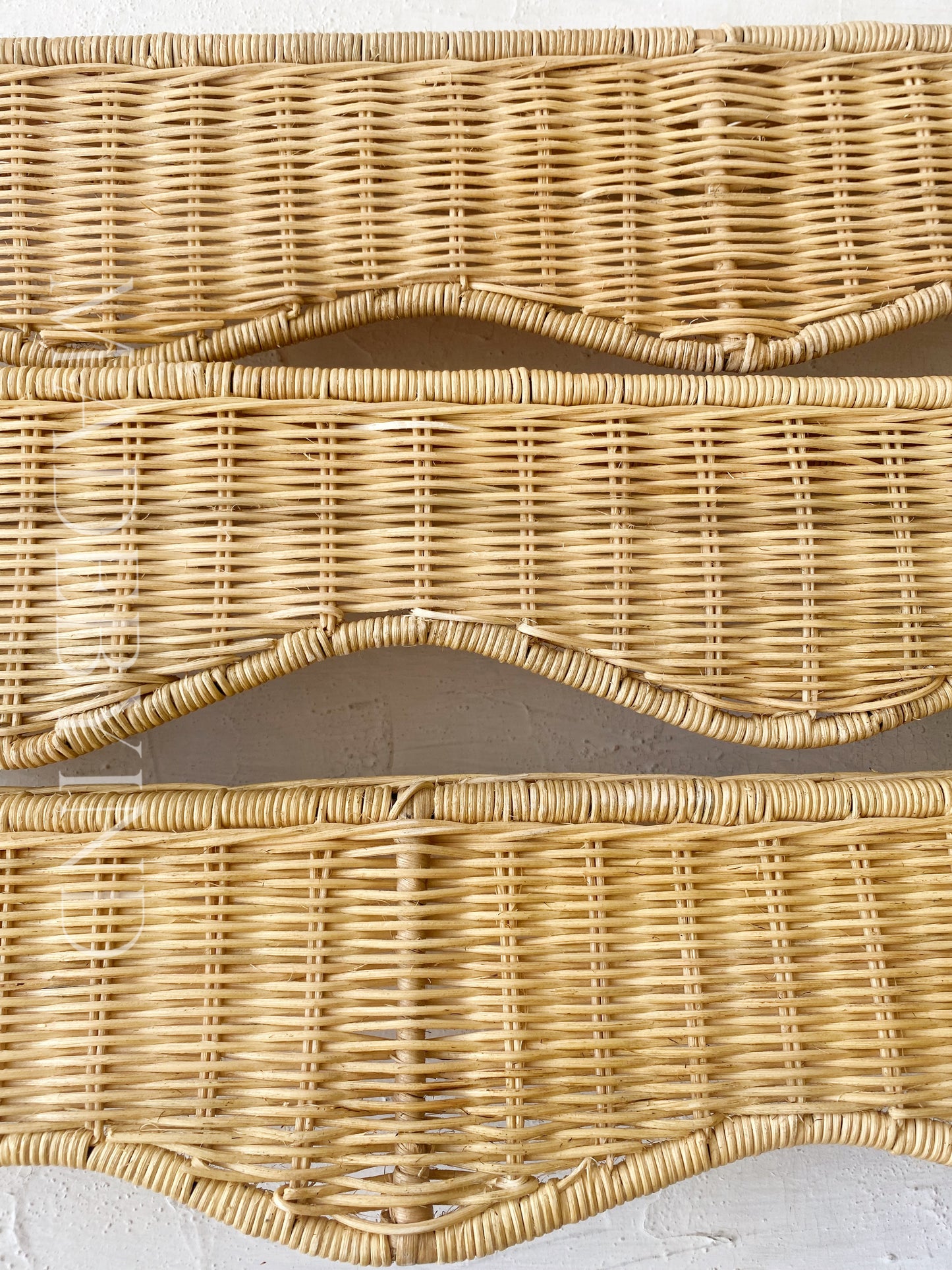 Rattan Wave Window Pelmet