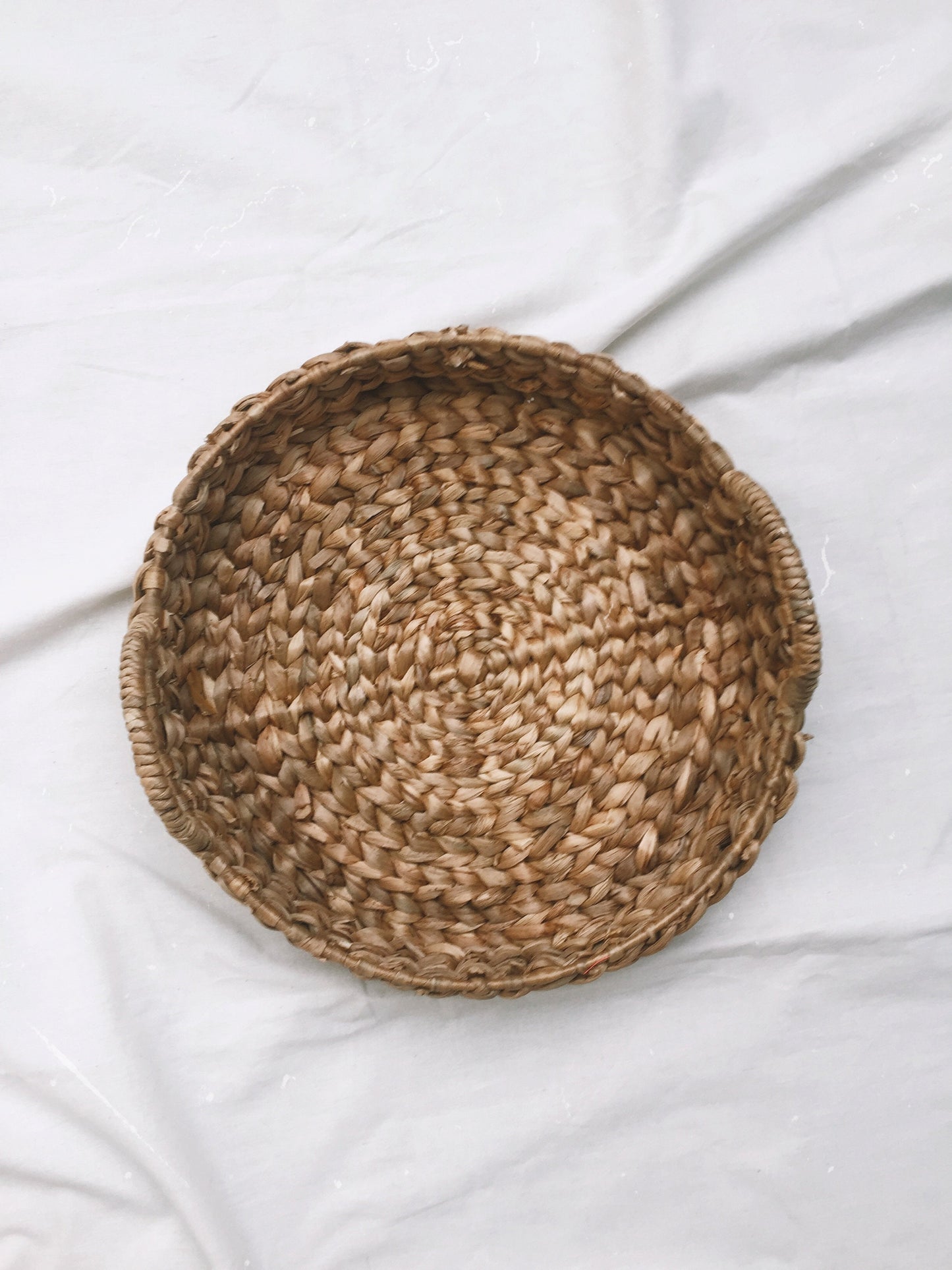 Boho Water Hyacinth Tray