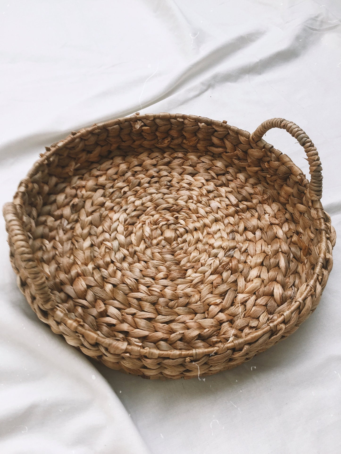 Boho Water Hyacinth Tray