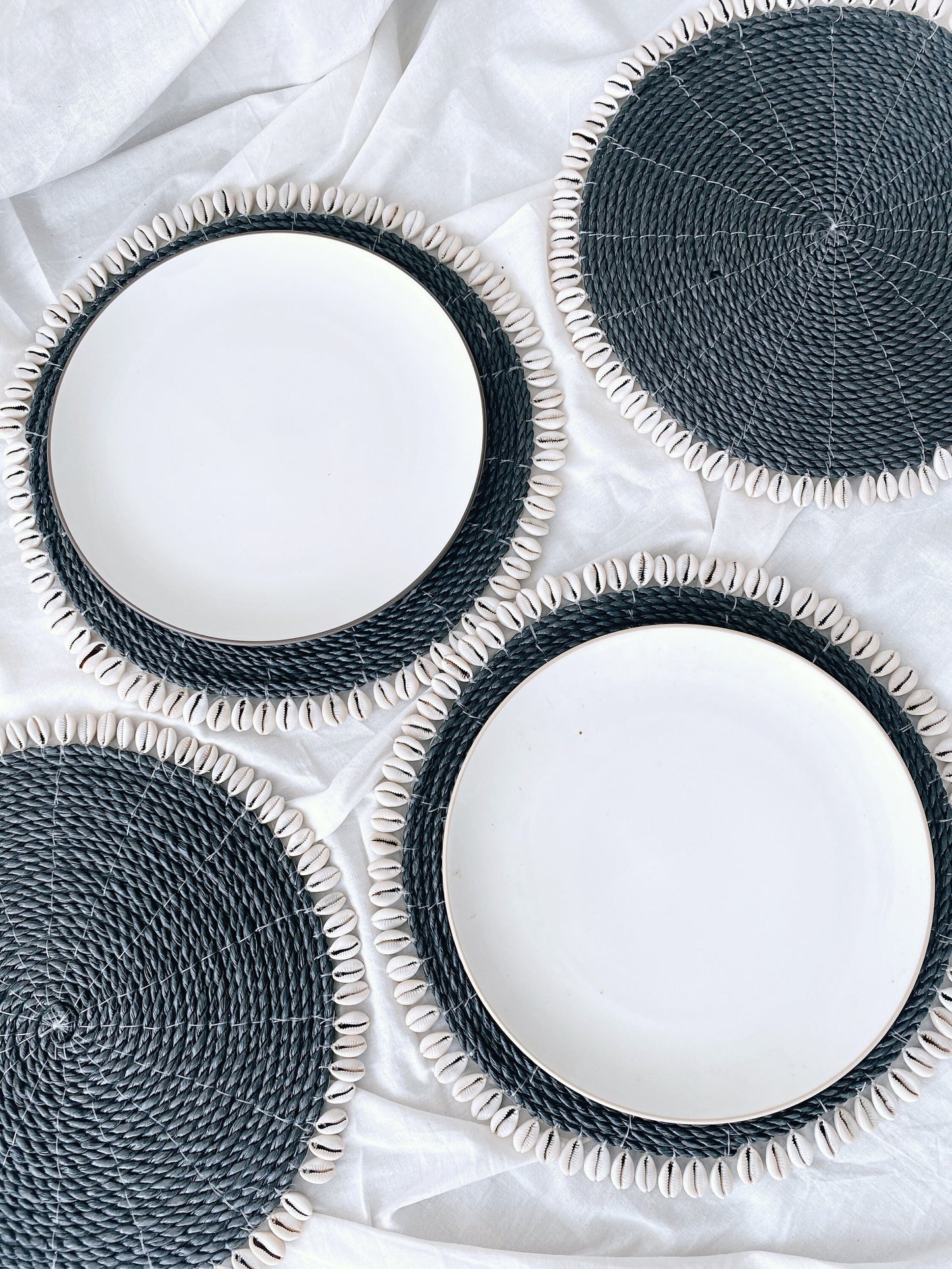 Black Shell Placemats