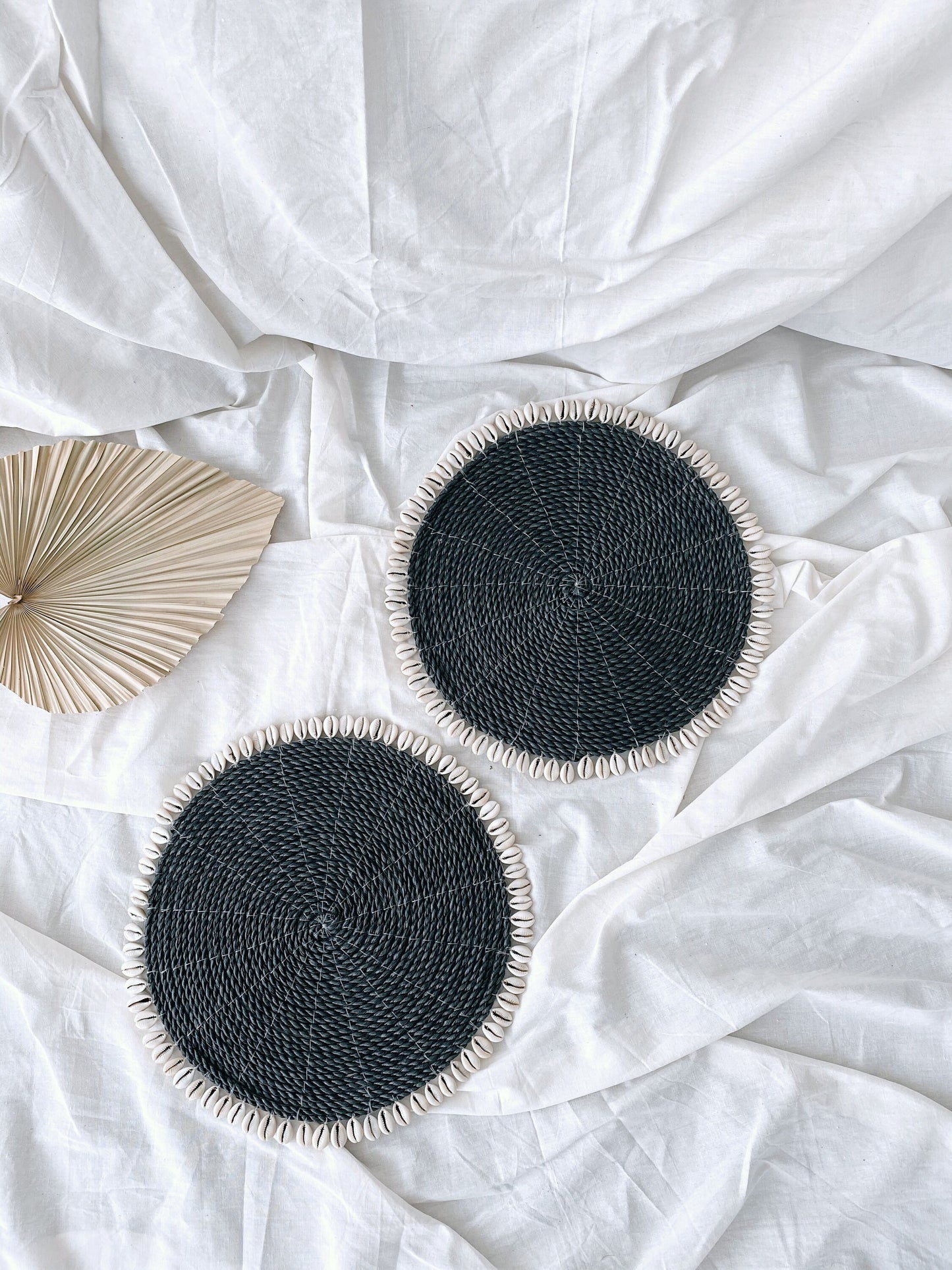 Black Shell Placemats