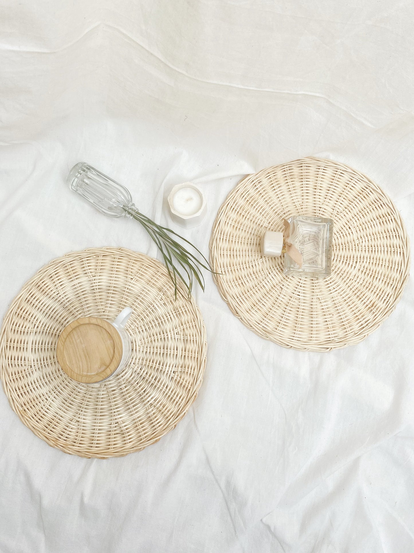 Irian Round Rattan Placemats