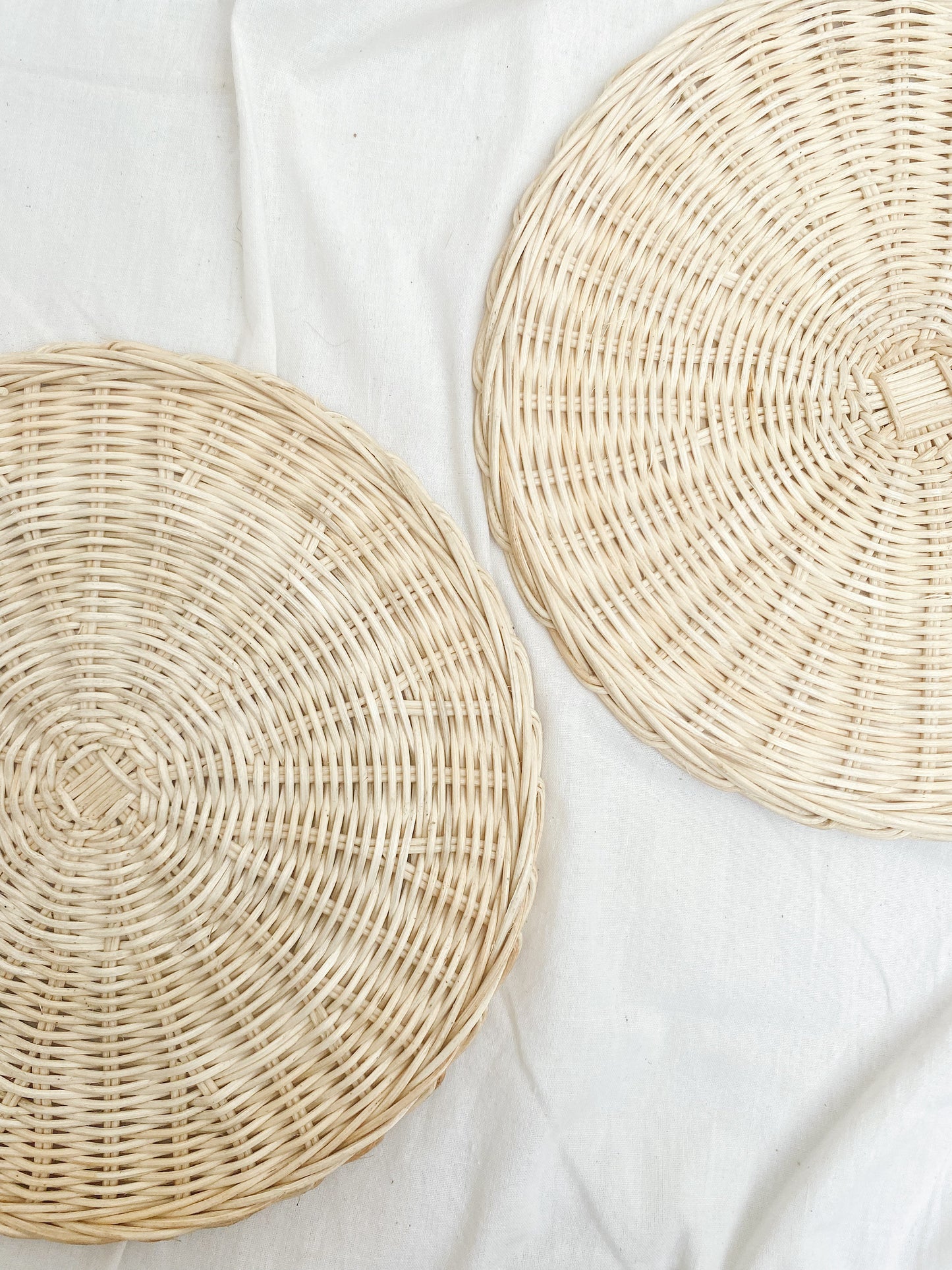 Irian Round Rattan Placemats