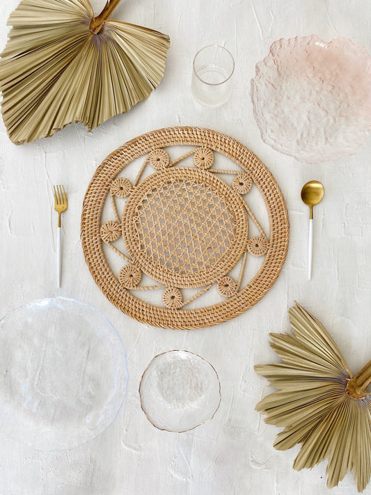 Flores Rattan Placemats