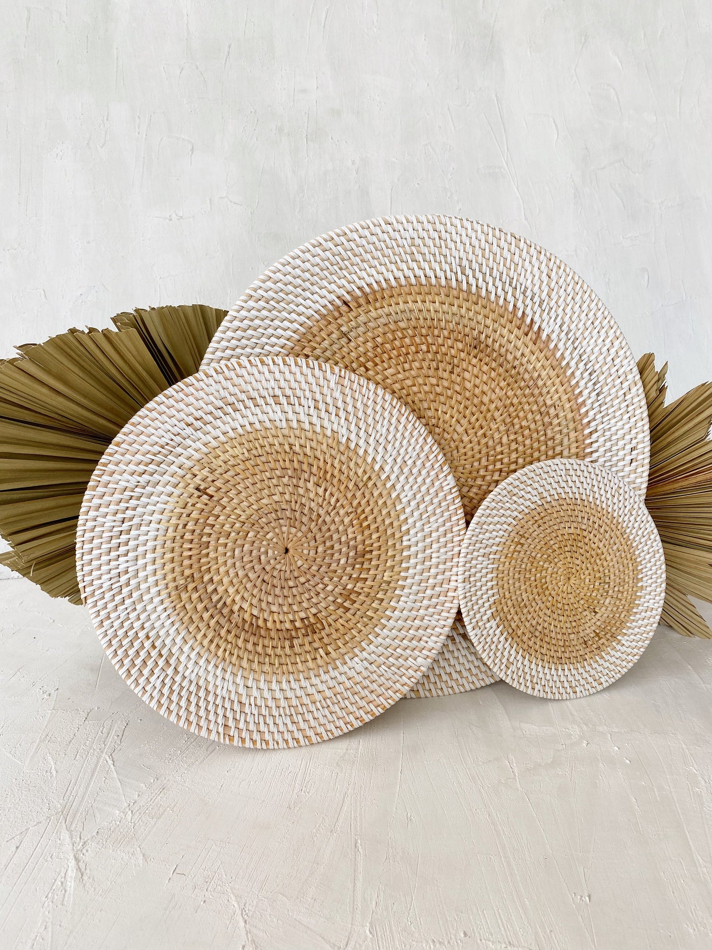 Lombok Round Rattan Placemats